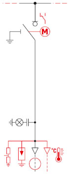Typische Konfigurationen – Einfaches L-Feld (Linienfeld)