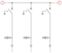 TPM-Luftschalttafel-Schaltplan – LLL+-System (l, p)