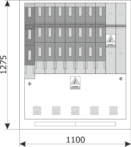 CZO-1 Einspeise-/Abgangsmodul mit Lasttrennschalter NH - latr 910