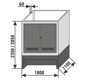 Obudowy betonowe ZK-SN (1,8x1,1)