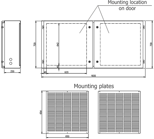 RXD 36 bay auxiliary circuits cubicle