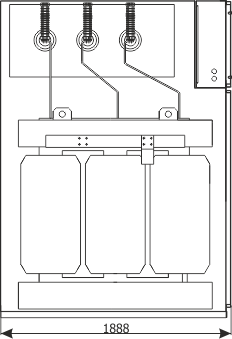 Cross-section - Auxiliary transformer bay