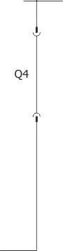 Structural diagram - Bus coupler bay - cubicle with sectionalizer, 12 kV