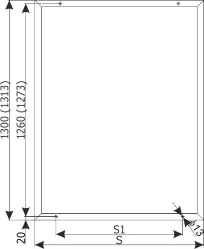 RELF ex switchgear load-bearing/installation frame