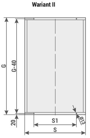 RELF switchgear load-bearing/installation frame