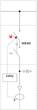 Electrical diagram Rotoblok SF - transformer bay