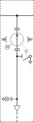 Rotoblok VCB - Device operating positions - “On” position - closed