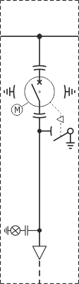 Rotoblok VCB - Device operating positions - “Off” position - closed