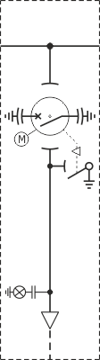 Rotoblok VCB - Device operating positions - “Off” position - open