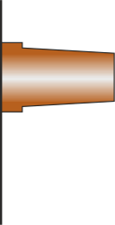 Insulating bushing type C