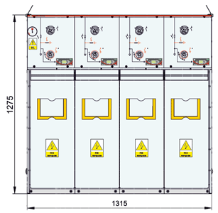 LLLL configuration (4 line feeders)