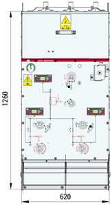 LTL configuration (transformer feeder and 2 line feeders)