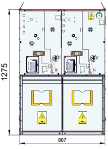 WW configuration (2 circuit breaker feeders)