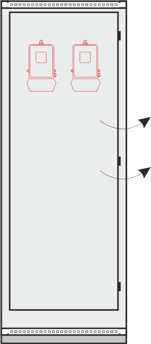 Swing frame bays