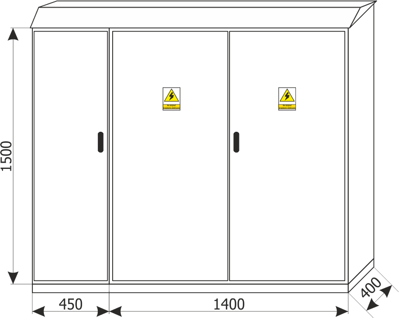 View - ZK-nN 1z cable cabinet