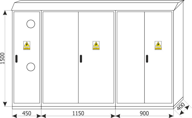 View - ZK-nN 2z cable cabinet