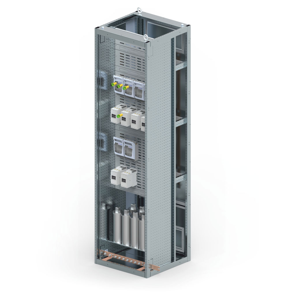 Capacitor bank bay