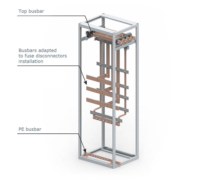 Distribution busbars