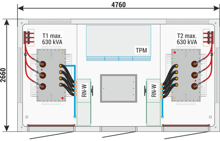 Przykład nazewnictwa stacji kontenerowej MRw-b(pp) 20/2x630-4”a”