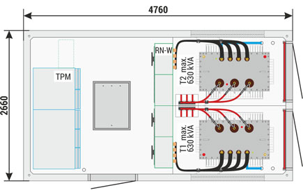 Przykład nazewnictwa stacji kontenerowej MRw-b(pp) 20/2x630-5”b”