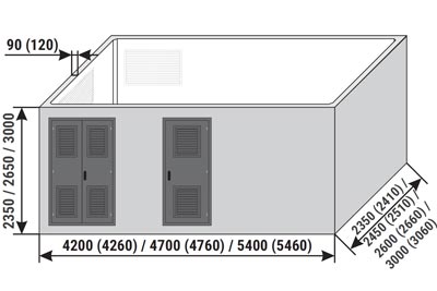 Obudowy betonowe MRw-b(pp) (4,2x2,35 ··· 5,46x3,06)