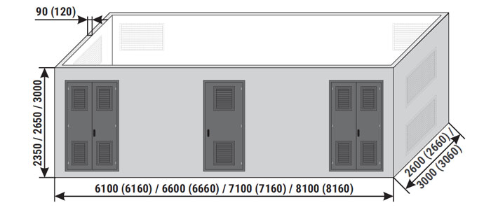 Obudowy betonowe MRw-b(pp) (6,1x2,6 8,16x3,06)