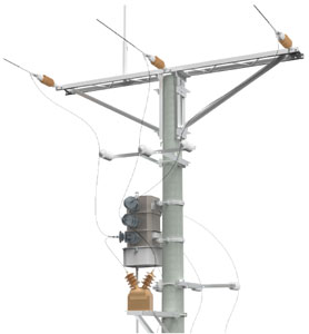 Mounting structure for THO Air series disconnectors