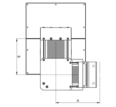 glowica element podwojny katowy poziom pion 1